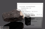 HOLBROOK - Caduta il 19 Luglio 1912, Contea Navajo, Arizona, USA. Chondrite L6. Massa totale recuperata 220 kg. Pezzo in collezione: frammenti con crosta gr.53.6 (90%) (McM112)