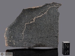 RENFROW - Recuperata nel 1986, Contea Grant, Oklahoma, USA. Chondrite L5/6. Mass totale recuperata 81.6 kg. Pezzo in collezione: fetta gr.114 (McM305)