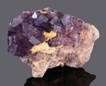 Fluorite - Blanchard Mine, Bingham, Hansonburg District, Socorro County, New Mexico, USA - Campione di 77.74x41.92 - Area con cristalli di 55.49 mm € 50,00