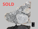 GADAMIS 003 - Found 2021, Ghadamis, Libya. Lunar Anorthosite. Total mass 1270 grams. Slice gr.61